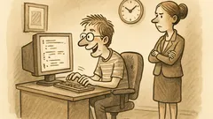 Witz: Letzte Worte des Programmierers: „Ich schreibe nur…“