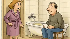 Witz: Chefsekretärin kommt mit Perlenkette heim