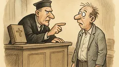 Witz: „Sie sind also der Kläger…“