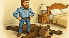 Witz: Chuck Norris hat ’nen Grizzly-Teppich
