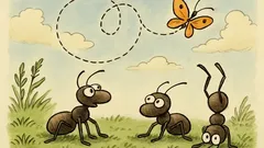 Witz: Zwei Ameisen sitzen auf der Wiese...