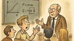 Witz: Ein Physikprofessor erklärt genervten Studenten die Physik