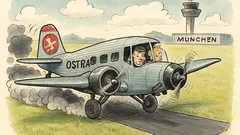 Witz: Ostfries Airways landet in München-Riem