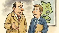 Witz: „Nie wissen, was morgen bringt…“