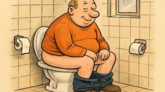 Witz: Ich bin froh, denn mein Po