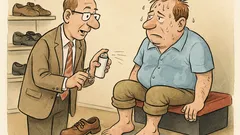 Witz: „Sie sind also Fuß-Deo-Benutzer?“