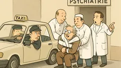 Witz: Ein Psychiater steigt ins falsche Taxi