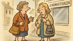Witz: Zwei Frauen tratschen über Frau Müller