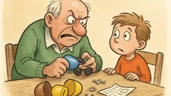 Witz: Opa baut Ü-Ei zusammen und merkt…