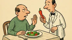Witz: Ich bin kein Vegetarier, nur Chilliverweigerer