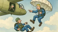 Witz: Zwei Ostfriesen werden Fallschirmjäger – und dann...