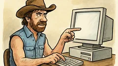 Witz: Chuck Norris lernt das Internet auswendig