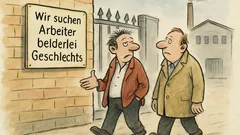 Witz: Karl und Erwin sind auf Arbeitssuche