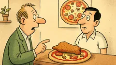 Witz: Kommt ein Gast in die Pizzeria