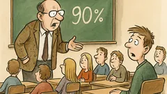 Witz: Mathelehrer prophezeit 90 Prozent fallen durch