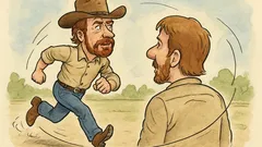 Witz: Chuck Norris kann so schnell im Kreis…