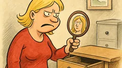 Witz: Eine Blondine findet einen Handspiegel…