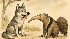 Witz: Zwei Tiere begegnen sich im Wald