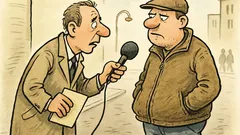 Witz: Ein Reporter fragt einen Passanten…