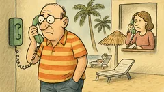 Witz: Sauer, weil ich nicht da bin?