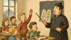 Witz: Kaplan erklärt Zehn Gebote ohne Fernsehen...