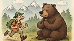 Witz: Ein Atheist wandert durch die Rocky Mountains