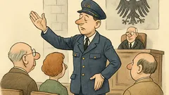 Witz: „Bitte erheben Sie sich – Grüßer!“