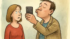 Witz: Neulich nannte man mich Fotoküsser, plötzlich...