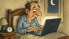 Witz: Schlaf ist was für Leute ohne Internetzugang