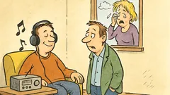 Witz: Ein Mann erzählt seinem Freund von Ex