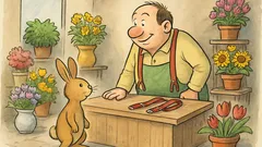Witz: Häschen geht in einen Blumenladen…