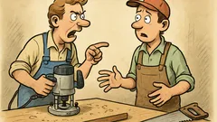 Witz: Treffen sich zwei Tischler