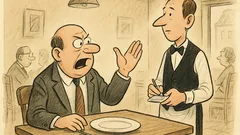 Witz: „Herr Ober! Ich bitte Sie!“