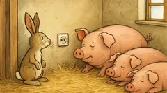 Witz: Häschen macht Ferien auf dem Bauernhof