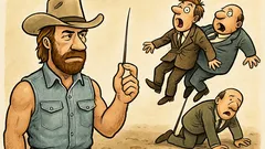 Witz: Chuck Norris reißt ein Barthaar aus
