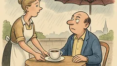 Witz: Sieht ein wenig nach Regen aus