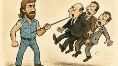 Witz: Chuck Norris reißt sich ein Barthaar aus