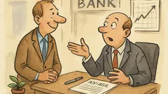 Witz: Ein Mann kommt zur Bank und