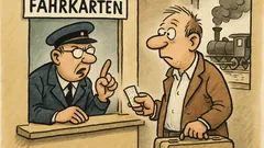 Witz: Huber verlangt Fahrkarte nach Oldenburg