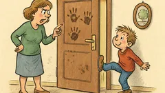 Witz: Wer hat die Tür angefasst?