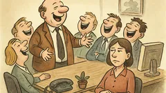 Witz: Der Chef erzählt einen Witz...