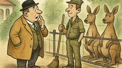 Witz: Ein Herr bleibt im Zoo stehen…