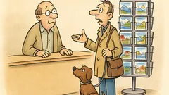 Witz: Ansichtskarte mit Wurst, bitte?